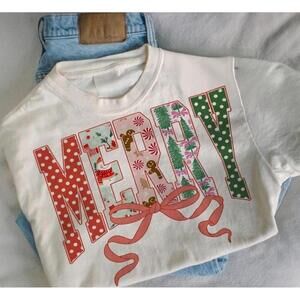 The Carly - Merry Coquette Christmas Shirt